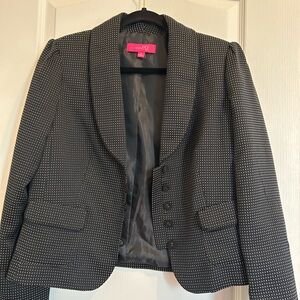 Nine & Co. Black Lined Suit Jacket